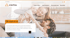 Desktop Screenshot of maisonspepin.com
