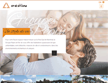 Tablet Screenshot of maisonspepin.com